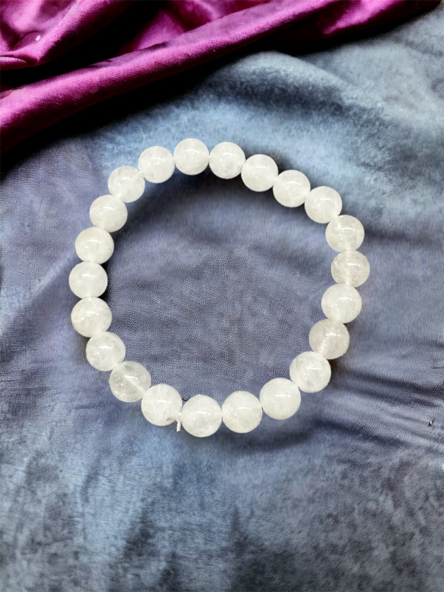 Rose Quartz Beaded Bracelet