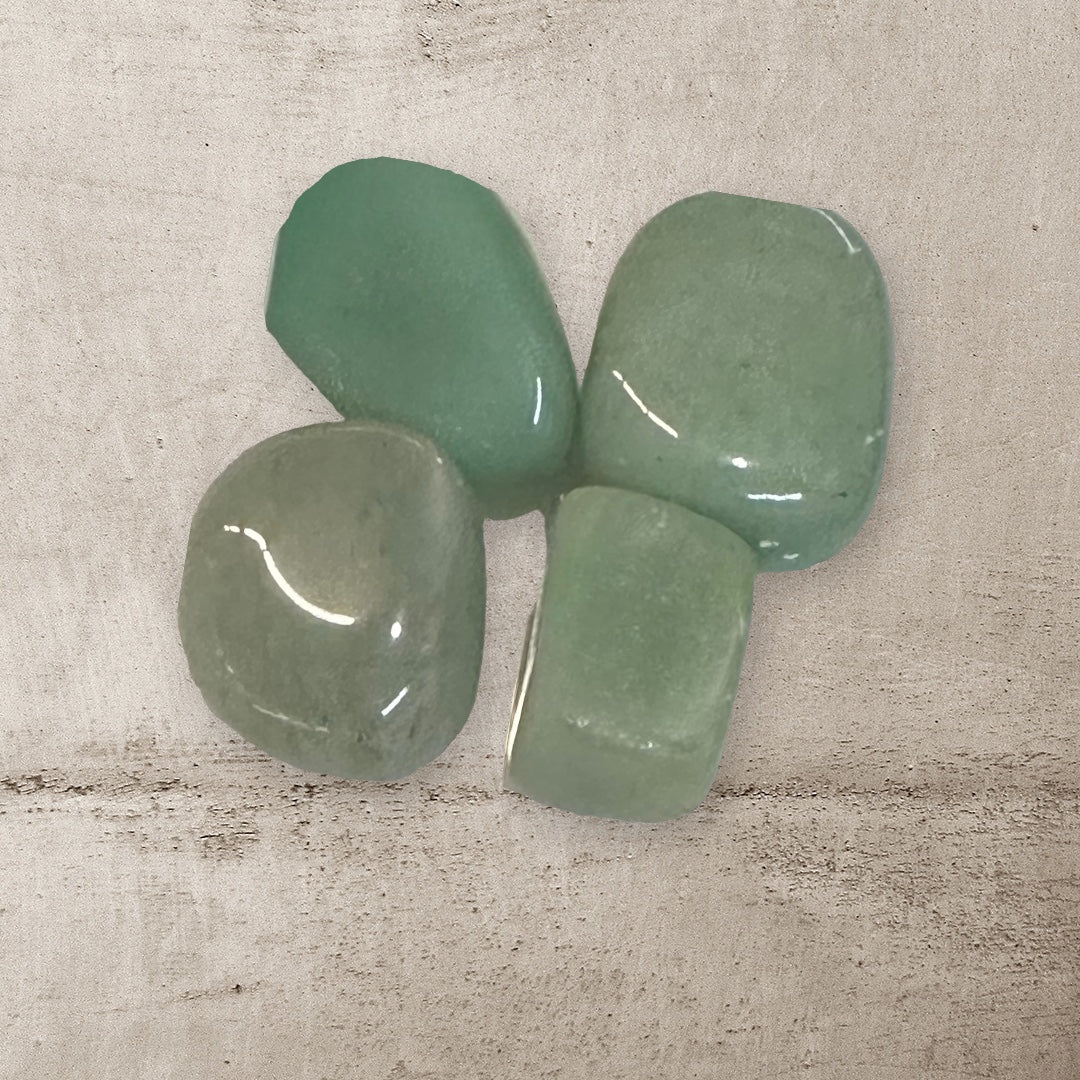 green aventurine tumbles