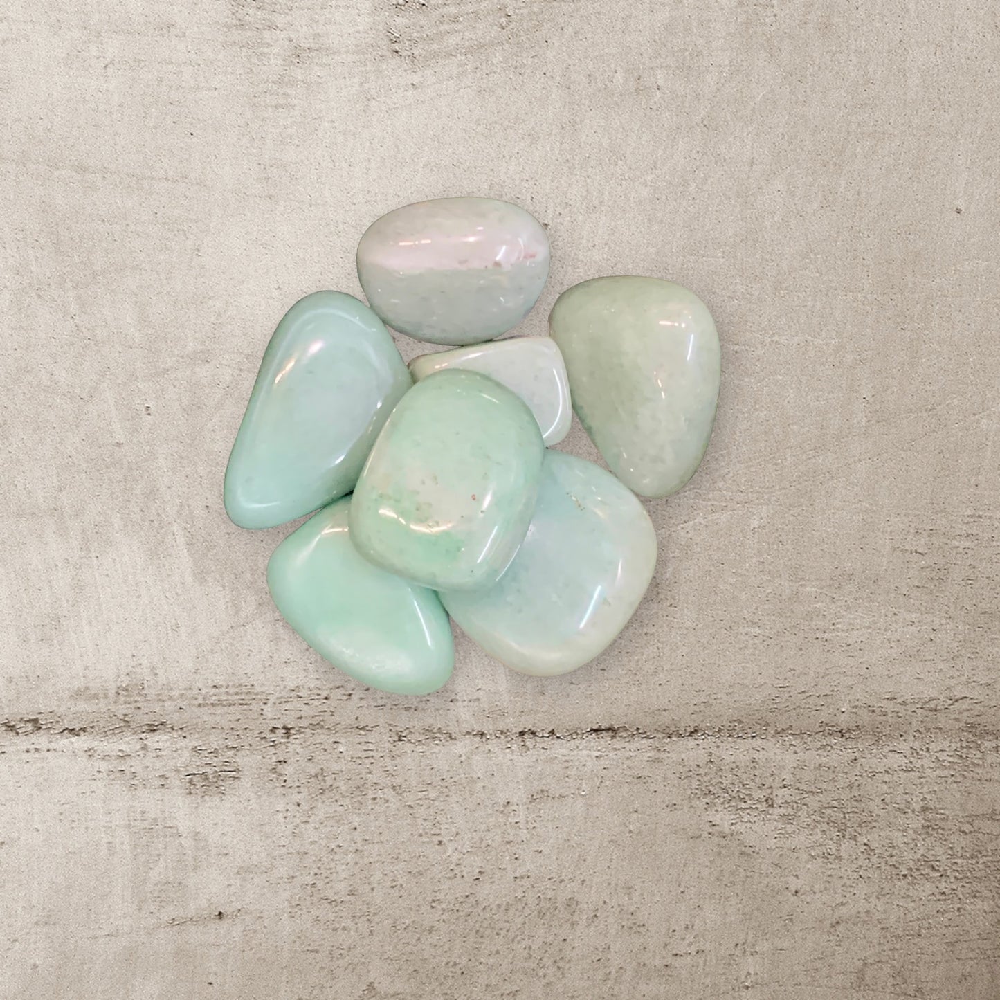 green aventurine tumbled stones