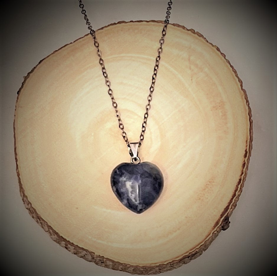 Heart Shaped Crystal Pendant Necklaces