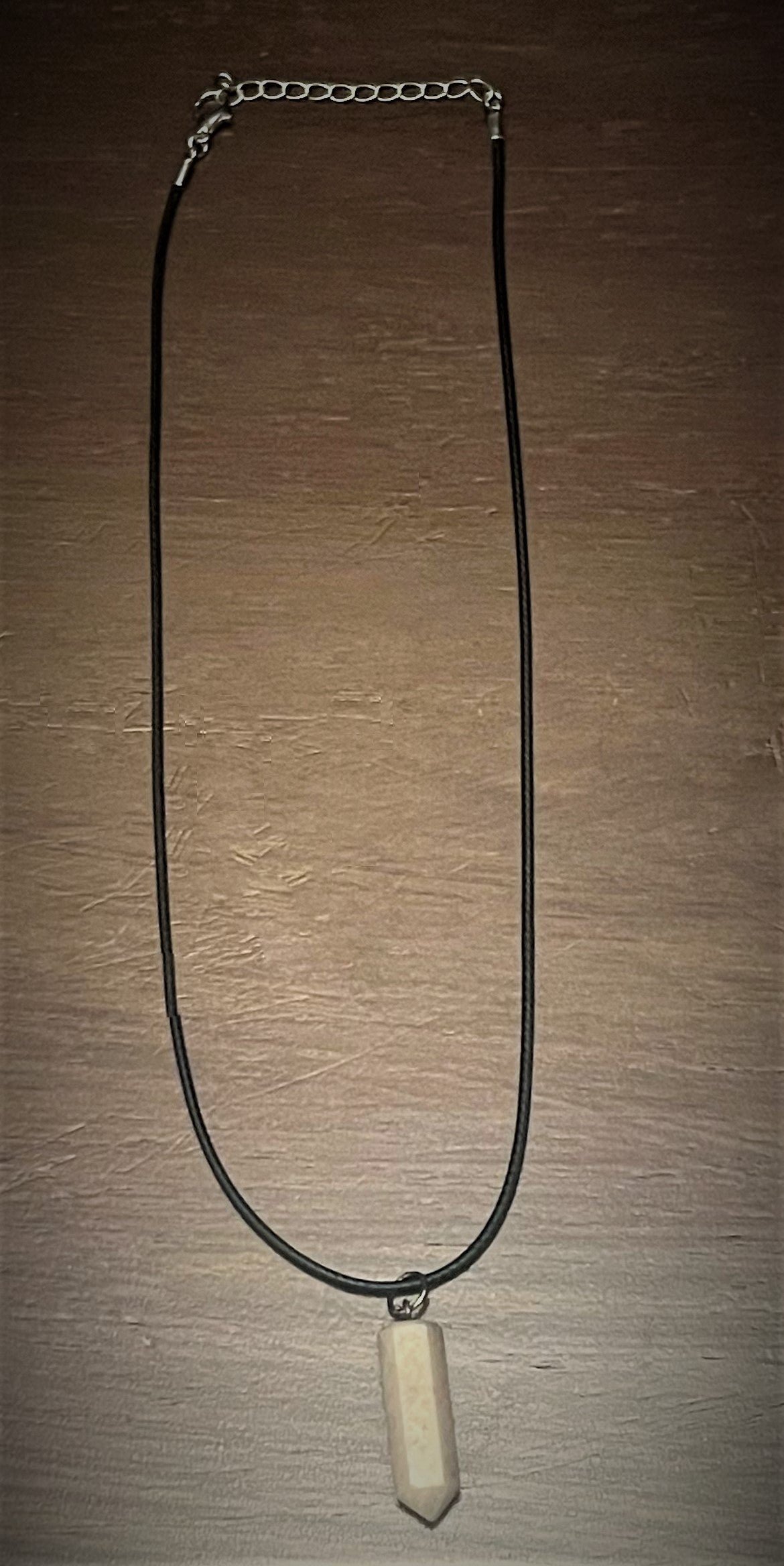 Matte Drop Pendant Necklace