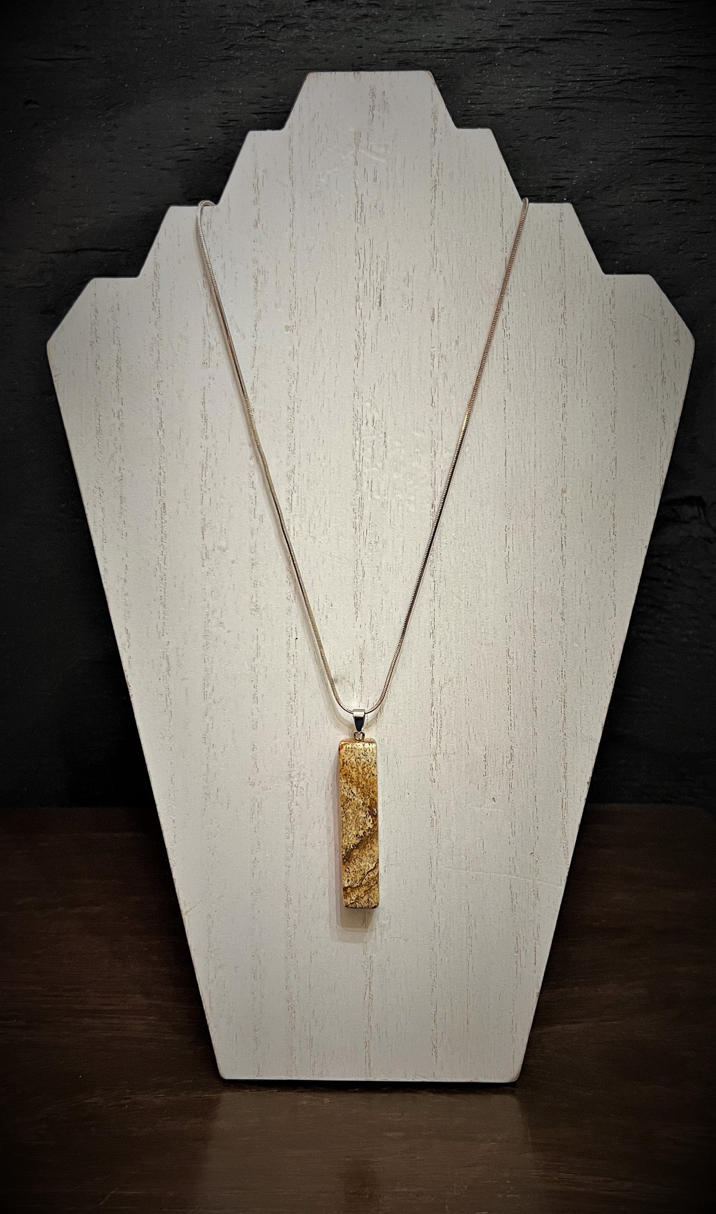 Peppered Jasper Pendant Necklace